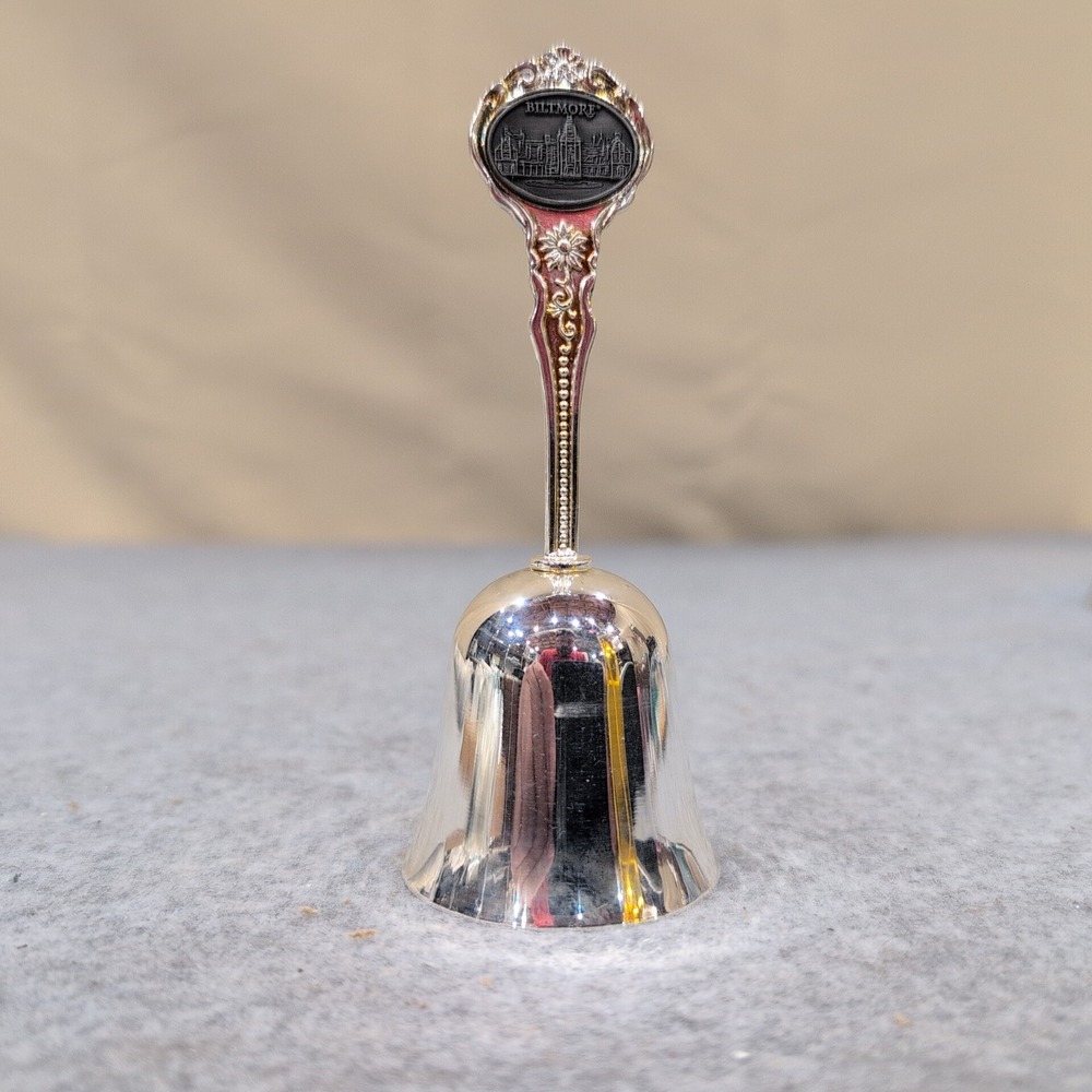 Biltmore Estate Souvenir Bell Silver Perfection Celest Asheville NC Mansion